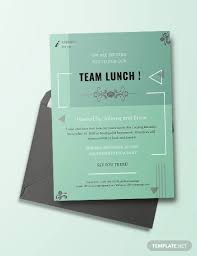 There's no right or wrong way to write them, but there are several options to consider. 19 Team Lunch Invitation Designs And Examples Psd Ai Examples