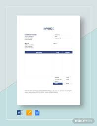 31+ Simple Format Of Invoice Background