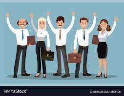 office staff royalty free vector image