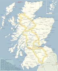 aboutscotland touring map of scotland