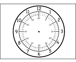 Blank Clock Template Printable Activity Shelter
