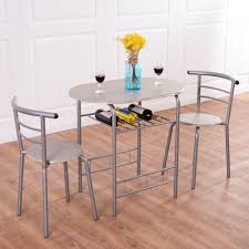 Find and compare bistro table for sale online. Costway 3 Piece Dining Set Table 2 Chairs Bistro Pub Home Kitchen Overstock 16689622