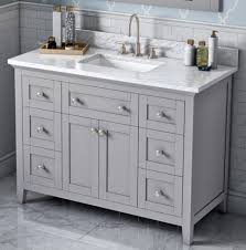 A wide variety of marble vanity top with sink options are available to you, such as project solution capability, design style, and natural stone type. 48 Single Sink Bathroom Vanity Grey Finish White Carrara Marble Vanity Top Undermount Rectangle Bowl