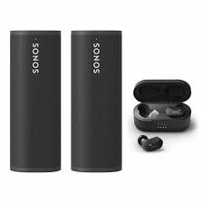 The sonos roam is certainly a departure for sonos, building on the success of the portable sonos pairing the sonos roam with other sonos speakers can be done by simply holding down the play. Sonos Roam Stereo Set Belkin Soundform True Wireless Earbuds Kaufen Tink