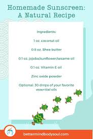 9 natural sunscreen recipes for better