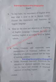 Ctet solved question paper 2018 with answer key language 2 english. Crsu B Ed Pedagogy Of English Question Paper 2018 Crsu B Ed First Year Question Papers 2018 Online Classroom Question Paper This Or That Questions Pedagogy