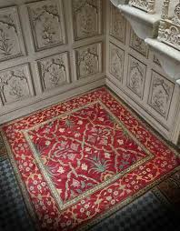 royal mughal pashmina carpet from 17th