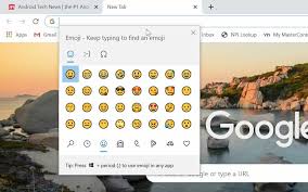 how to get emojis on chromebook step