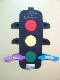 Behavior Chart Green Good Yellow You Have Been Warned And