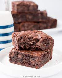 chocolate chip brownies little sweet