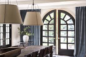 hanging ceiling mount curtains in the