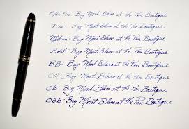 The Much Asked Montblanc Nib Sizes Tony Takes A Spin At All