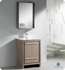 24 modern bathroom vanity grey oak
