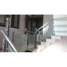 Panel Designer Glass Stair Railing At