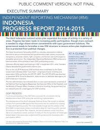 Hal ini dibuktikan dalam kesepakatan kerja sama antara kpwbi kaltara dengan pemkot tarakan melalui penandatangan memorandum of understanding (mou). Indonesia Progress Report 2014 2015