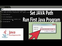 how to set path in java jdk and run