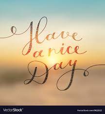 nice day royalty free vector image