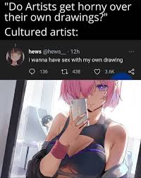 Do Artists get horny over their own drawings?