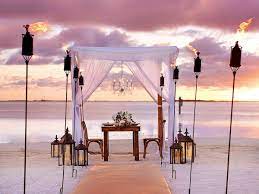 Host your reception at our luxury oceanfront cottage or even out to sea on a romantic catamaran. Florida Keys Beach Weddings Little Palm Island Resort