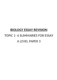 aqa biology essay revision by prettypink teaching resources tes bio essay revision docx