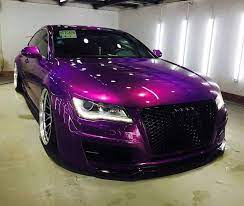 Outrageous Colour Audi Purple Car