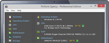 Knowing how to check your computer specs (specifications) can be useful in a couple of scenarios. Download Speccy Find Your Computer Specs Free
