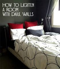 How To Lighten A Room With Dark Walls