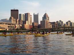 The lodge has tables & chairs to seat up to 135 people. North Shore Opens May 3rd Kayak Pittsburgh Kayaking Scenic Pittsburgh