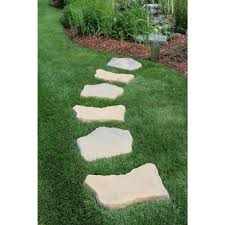 With a chiseled face on both sides, stack stone walls look spectacular wherever you stand. Stepping Stones Decorative Stepping Stones Home Depot
