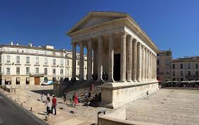 The maison carree in nimes is the only roman ancient temple completely preserved. Maison Carree Pagan Places