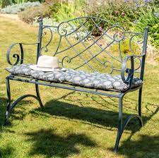 Decorative Grey Garden Bench Romantic