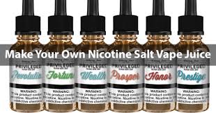nicotine salt vape juice