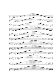 Major Scale Violin Fingerings Chart Free Download
