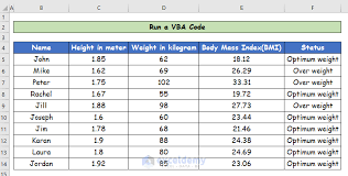 How To Calculate Bmi In Excel 2 Handy