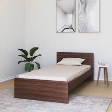 Engineered Wood Single Bed Without