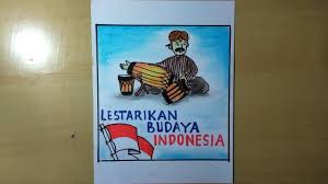 Keragaman sosial budaya indonesia sebagai modal pembangunan nasional (sumber: Cara Membuat Poster Kebudayaan Lestarikan Budaya Indonesia Youtube