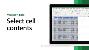 Sélectionner le contenu de cellules dans Excel - Support Microsoft