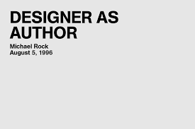 Designer As Author 2x4