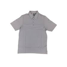 Ashworth Golf Mens Lilac Solid Polo Shirt