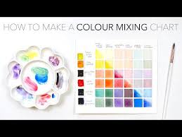 How To Make A Colour Mixing Chart