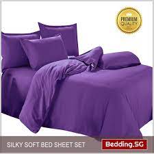 Queen Bedsheet Set Silky Soft Bed