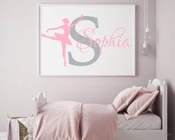 Ballerina Wall Decals Personalized