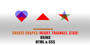 how to create shapes in css