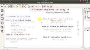 calculate subnet mask from ip address