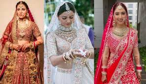 television actresses bridal look on