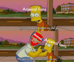 Discover, create, and share your favorite memes. Arsenal Fans This Is The Worst Day Of My Life Arsenal Arsenal Fans The Worst Day Of Your Lifeso Far Arsenal Fans Httpstcoti4bh6kjii Arsenal Meme On Me Me