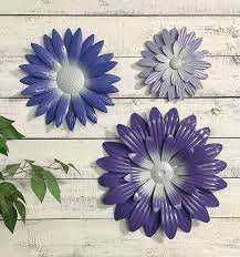 It S A Purple Day Metal Flower Wall Art