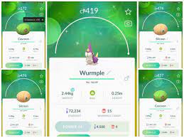 Pokemon shiny Wurmple - Evolution Silcoon - Cascoon - TRADE 20k Stardust