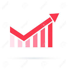 Growth Chart Icon Increase Profit Chart Icon Compound Interest