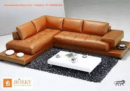 antique italica leather l shaped sofa